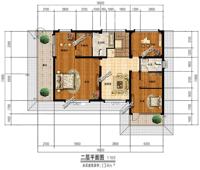 兩款中式別墅設(shè)計(jì)圖，花小錢一樣可以建中國最美的房子。