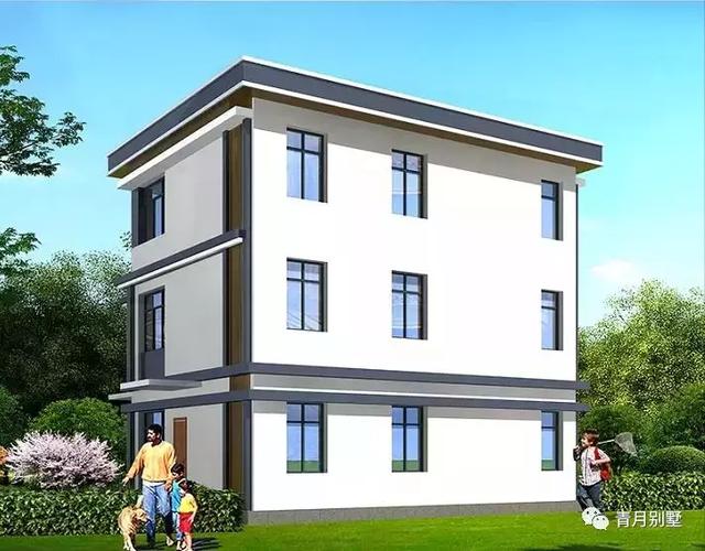 現(xiàn)代三層小別墅，占地130平米，外觀時尚美觀，適合農(nóng)村自建