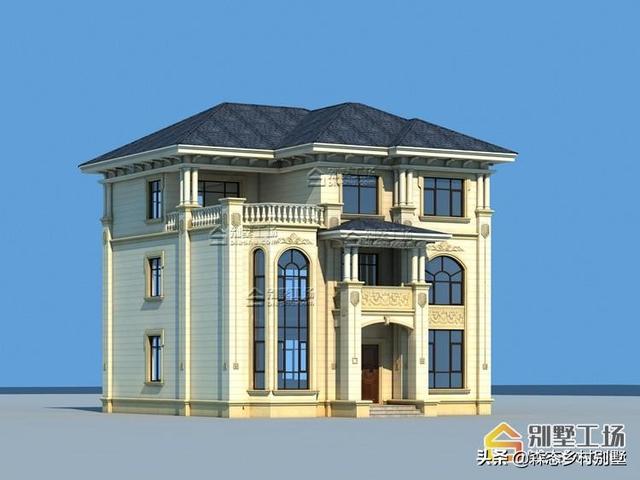 12.00x13.2米三層自建別墅設(shè)計(jì)圖，優(yōu)雅大氣，“名利”雙收，何樂而不為？