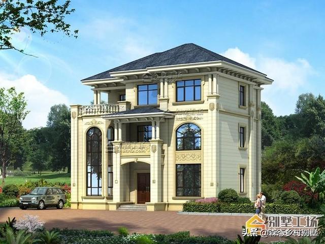 12.00x13.2米三層自建別墅設(shè)計(jì)圖，優(yōu)雅大氣，“名利”雙收，何樂而不為？