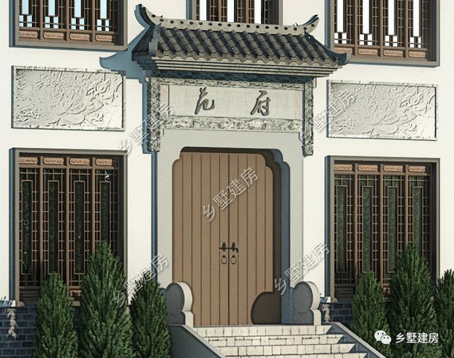 10.26X13.56米的六層徽派別墅設(shè)計圖，徽派照樣能建高層，那在整個鎮(zhèn)上，可是最耀眼的呢！