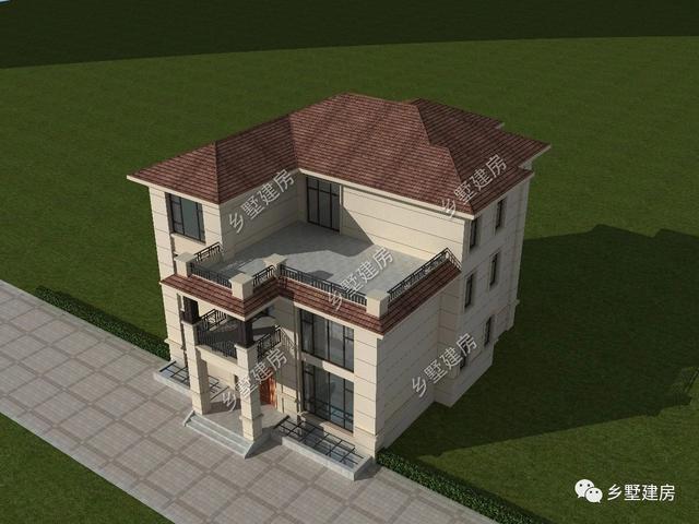 設(shè)計(jì)精美的四層農(nóng)村別墅，四世同堂完美一體，感興趣的一定不能錯(cuò)過。