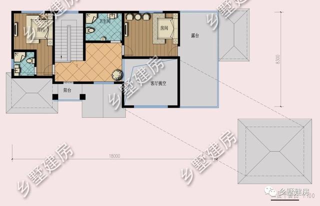 造價(jià)經(jīng)濟(jì)，施工簡(jiǎn)單的二層小別墅戶型，屋頂錯(cuò)落有致，十分有韻味，實(shí)在是農(nóng)村建房上上之選！