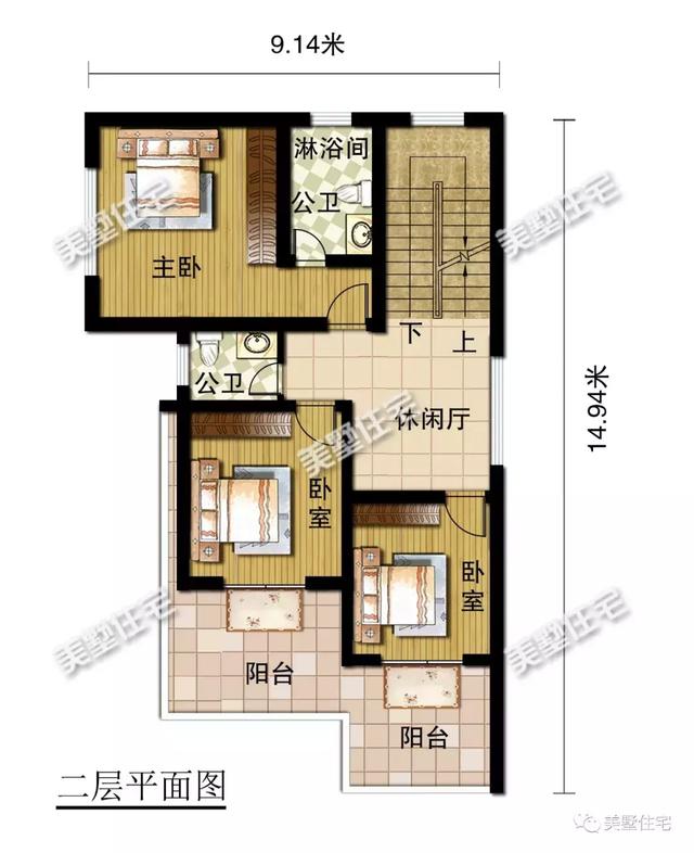 帶悠然小前院的三層現(xiàn)代別墅設(shè)計(jì)圖，清透中不失穩(wěn)重大方，時(shí)尚范十足