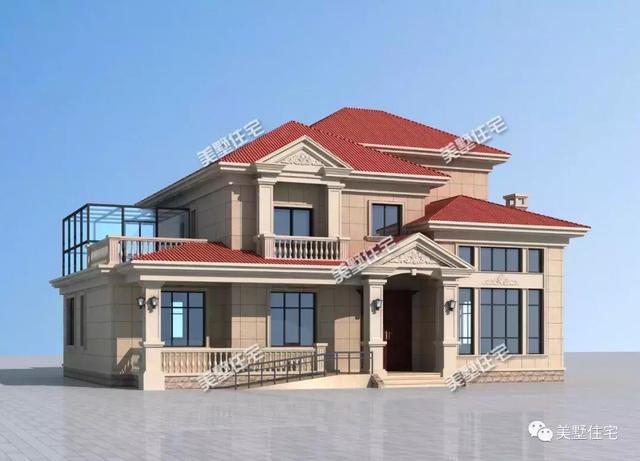 錢總定制的二層歐式別墅設(shè)計圖，帶棋牌室和陽光房，優(yōu)雅溫暖、不同凡俗。