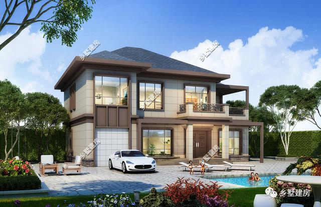 兩款農(nóng)村帶車庫的別墅，好看又實惠，不比城里的差哦！