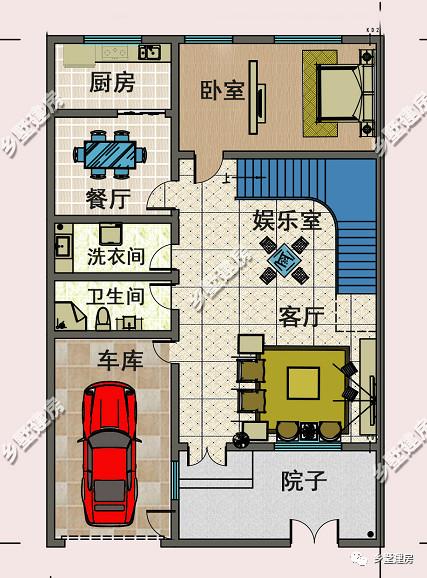 兩款農(nóng)村帶車庫的別墅，好看又實惠，不比城里的差哦！