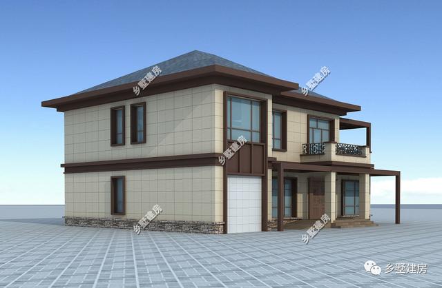 兩款農(nóng)村帶車庫的別墅，好看又實惠，不比城里的差哦！