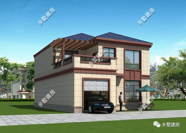 兩款農(nóng)村帶車庫的別墅，好看又實惠，不比城里的差哦！