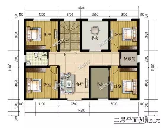分享5套經(jīng)典美觀的戶型，準(zhǔn)備建房的可以留作借鑒。