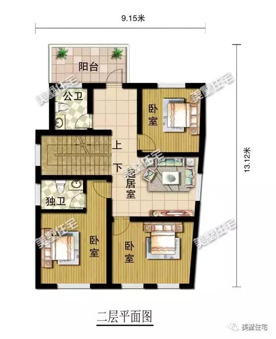 分享5套經(jīng)典美觀的戶型，準(zhǔn)備建房的可以留作借鑒。