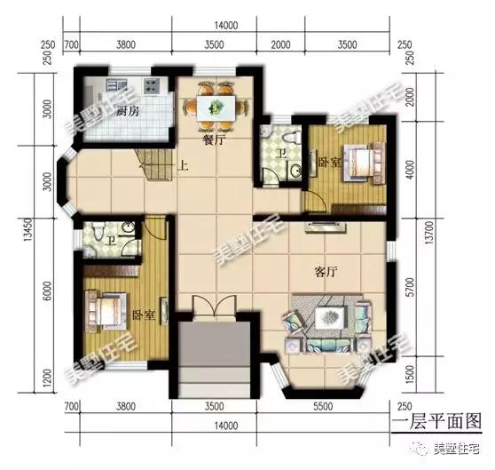 分享5套經(jīng)典美觀的戶型，準(zhǔn)備建房的可以留作借鑒。