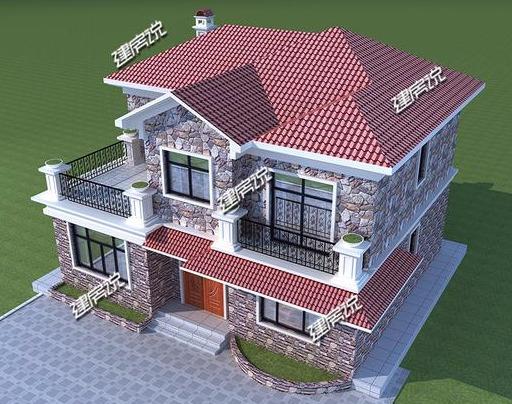 30萬就能蓋的二層別墅，外觀真是漂亮極了，看一眼就驚艷！