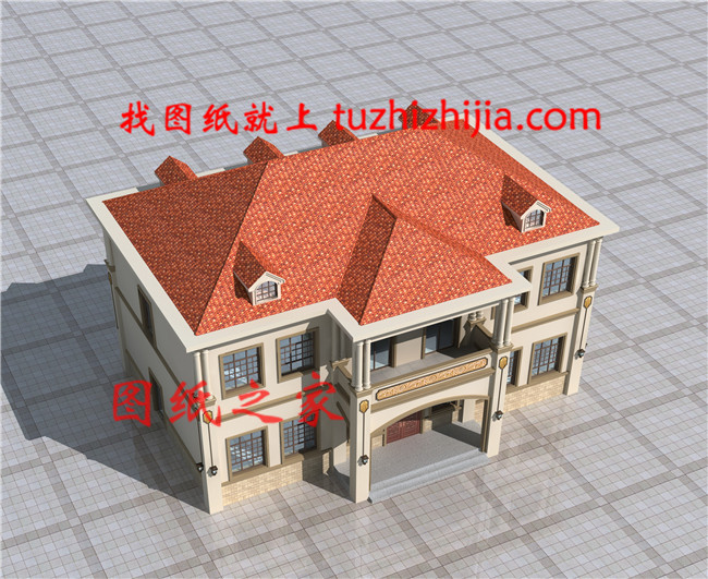 簡簡單單農(nóng)村別墅二層三間的房子，好看實惠