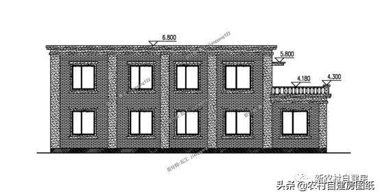 平屋頂別墅設(shè)計圖，最適合北方，60萬甩手入住，南方人看了也要爭著建