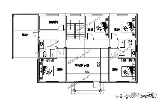 平屋頂別墅設(shè)計圖，最適合北方，60萬甩手入住，南方人看了也要爭著建