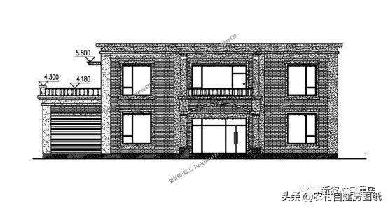 平屋頂別墅設(shè)計圖，最適合北方，60萬甩手入住，南方人看了也要爭著建
