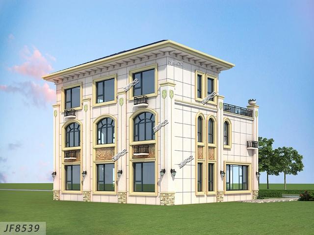 3層氣派別墅設計圖，親戚朋友都夸我有本事，羨慕得很