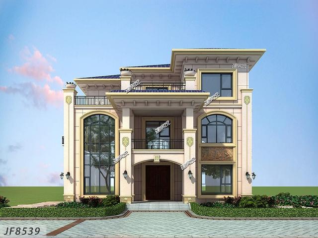 3層氣派別墅設計圖，親戚朋友都夸我有本事，羨慕得很