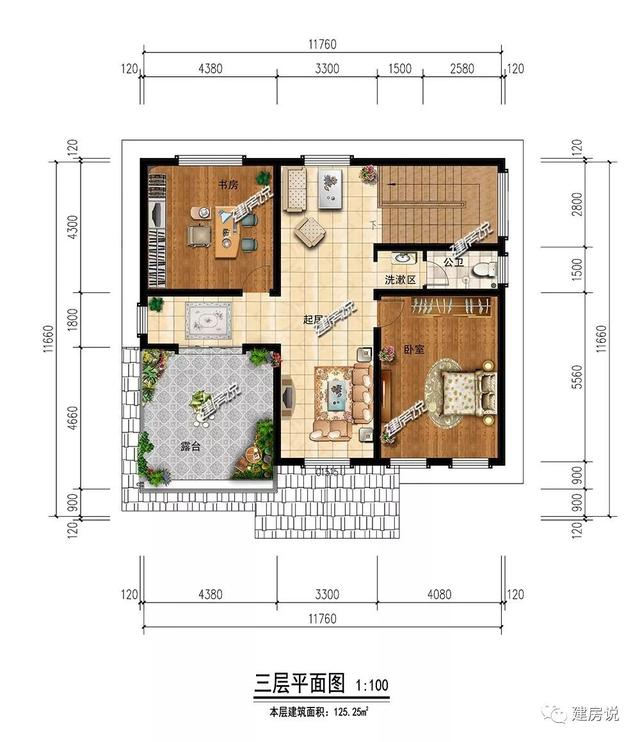 139㎡的三層別墅設(shè)計(jì)圖，實(shí)用性很強(qiáng)，建了越住越順心