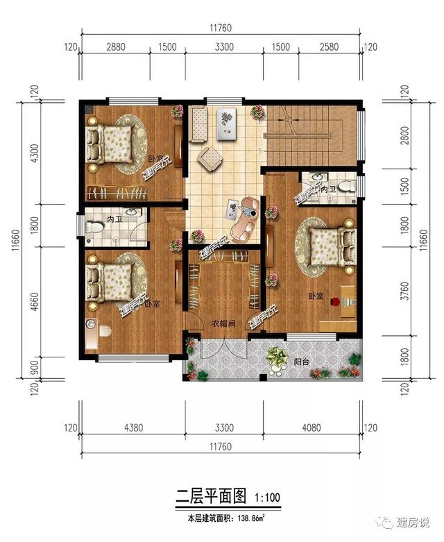139㎡的三層別墅設(shè)計(jì)圖，實(shí)用性很強(qiáng)，建了越住越順心