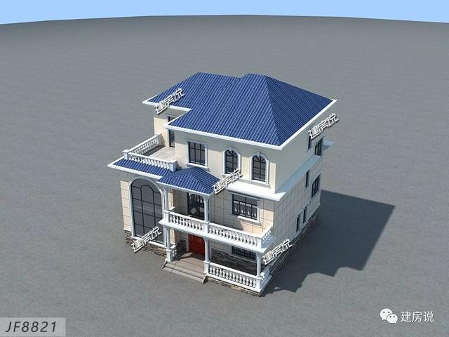 139㎡的三層別墅設(shè)計(jì)圖，實(shí)用性很強(qiáng)，建了越住越順心