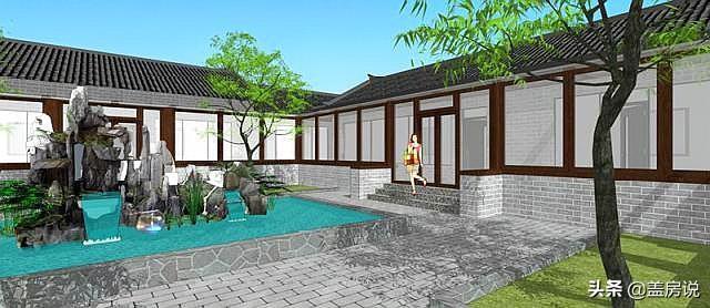 四合院設(shè)計(jì)圖：現(xiàn)代化四合院，享受經(jīng)典文化的同時(shí)還能兼顧生活便利