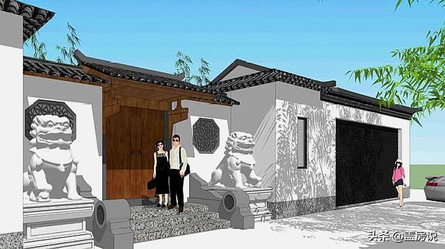 四合院設(shè)計(jì)圖：現(xiàn)代化四合院，享受經(jīng)典文化的同時(shí)還能兼顧生活便利