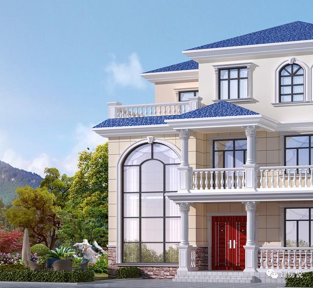三層精美別墅設(shè)計(jì)圖，花自己的錢，建漂亮的別墅，過(guò)瀟灑的生活