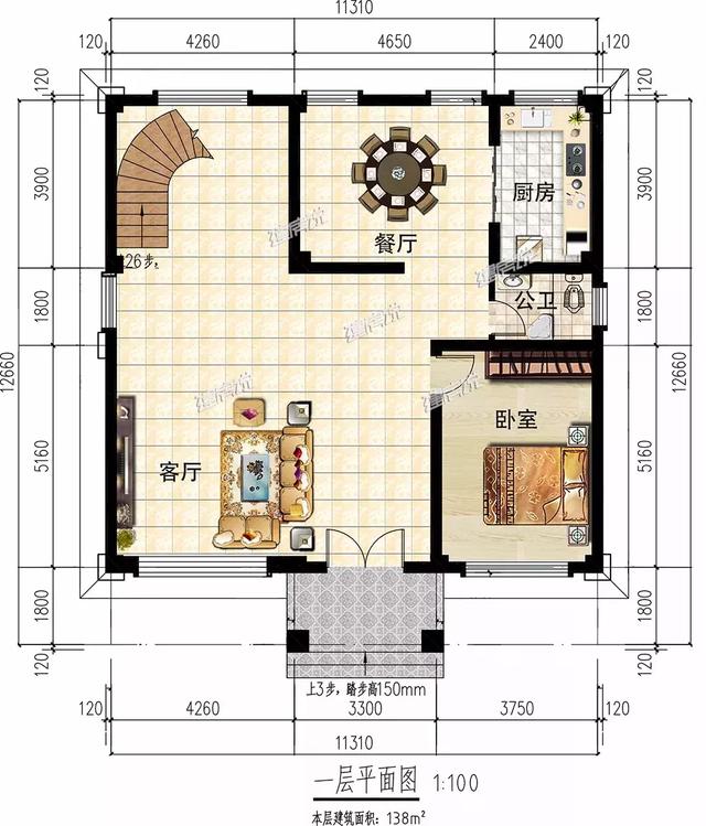 兩款農(nóng)村別墅設(shè)計(jì)圖，100平米左右，歐式和現(xiàn)代風(fēng)格，總有一套適合你！