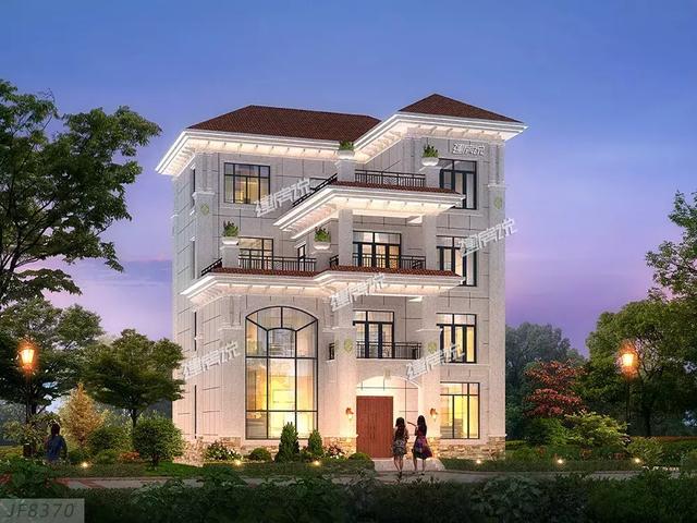 兩款農(nóng)村別墅設(shè)計(jì)圖，100平米左右，歐式和現(xiàn)代風(fēng)格，總有一套適合你！