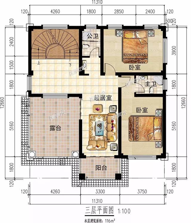 兩款農(nóng)村別墅設(shè)計(jì)圖，100平米左右，歐式和現(xiàn)代風(fēng)格，總有一套適合你！