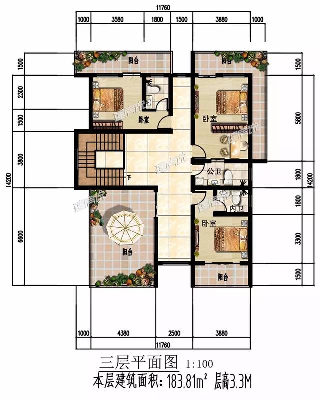 兩款農(nóng)村別墅設(shè)計(jì)圖，100平米左右，歐式和現(xiàn)代風(fēng)格，總有一套適合你！