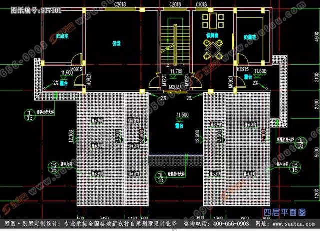 超大超豪華21.8×15.6米徽派風格別墅設(shè)計圖推薦，主體造價百萬