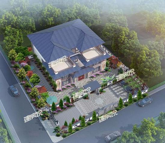 自建別墅設(shè)計(jì)圖推薦，誰(shuí)都不服就服傳統(tǒng)的四合院，擁有一棟你是真的牛