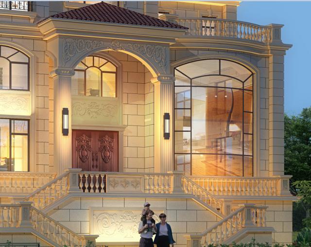 豪華別墅設(shè)計(jì)圖，江西土豪怒砸一百萬蓋別墅，可別被福建人給比了下去