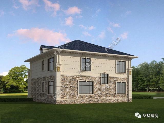 二層自建房屋設(shè)計圖，回鄉(xiāng)蓋一棟養(yǎng)老別墅，占地不大省錢又舒心