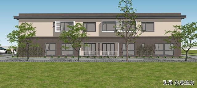 田園主題酒店設(shè)計圖紙，兩層蓋出5層的豐富功能