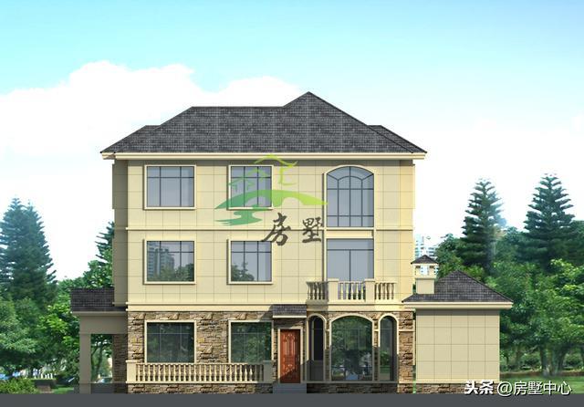 八角窗設計的客廳餐廳別墅設計圖，體驗不一樣的生活環(huán)境