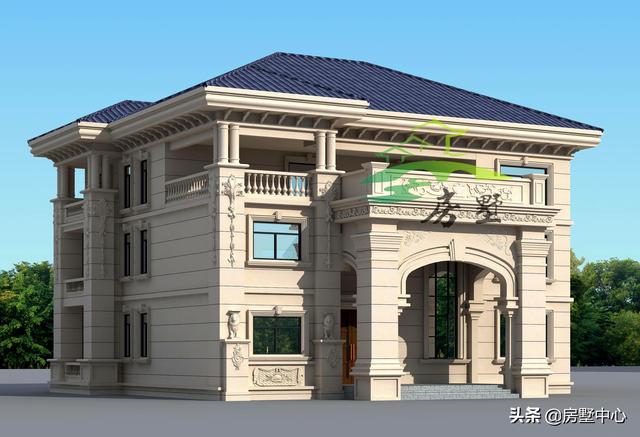 美觀別墅設(shè)計圖，堂屋的設(shè)計非常符合南方的習(xí)俗，外觀豪華大氣