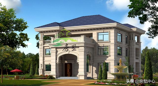 美觀別墅設(shè)計圖，堂屋的設(shè)計非常符合南方的習(xí)俗，外觀豪華大氣