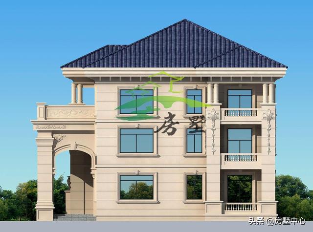 美觀別墅設(shè)計圖，堂屋的設(shè)計非常符合南方的習(xí)俗，外觀豪華大氣