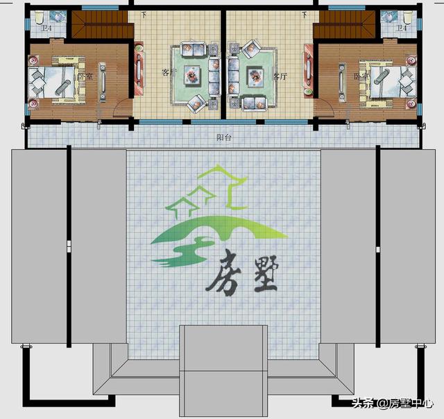 新款四合院設(shè)計(jì)圖推薦，與父母一同住在這樣的四合院里，互相照應(yīng)，生活獨(dú)立