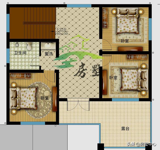 布置堂屋的歐式別墅設(shè)計(jì)圖，滿足各地的風(fēng)俗習(xí)慣，讓生活更加完美