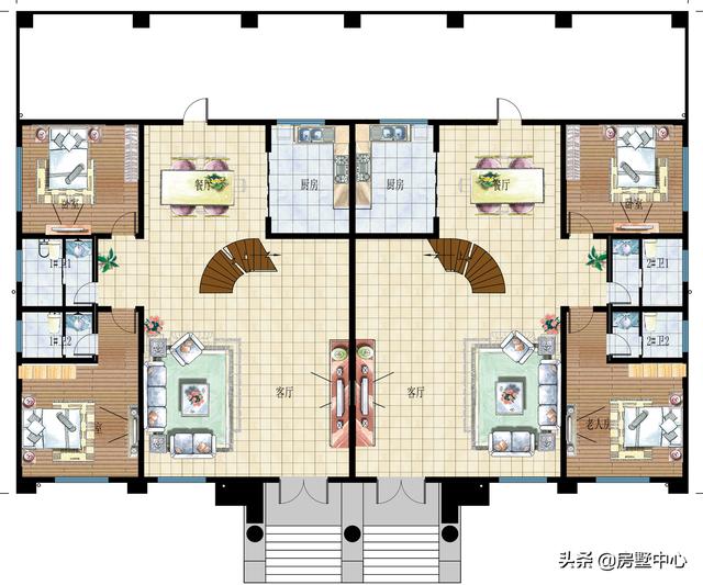 辛辛苦苦的一年過去了，兩兄弟雙拼別墅設(shè)計圖推薦，開開心心過個好年