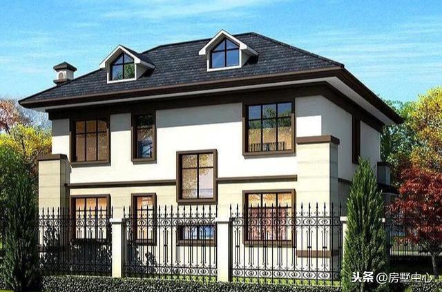 兩套占地120平的精致別墅設(shè)計(jì)圖，滿足所有地方對宅基地的限制