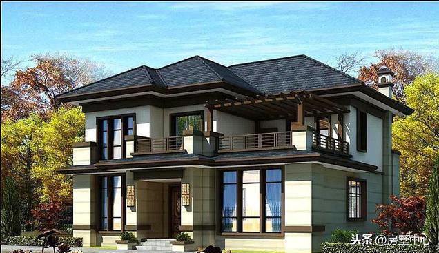 兩套占地120平的精致別墅設(shè)計(jì)圖，滿足所有地方對宅基地的限制