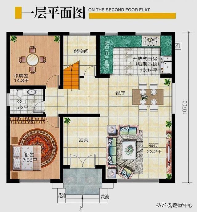 兩套占地120平的精致別墅設(shè)計(jì)圖，滿足所有地方對宅基地的限制