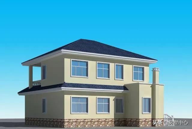 二層別墅設(shè)計(jì)圖，柴火房和車庫都有的歐式別墅，這才是農(nóng)村該有的樣子