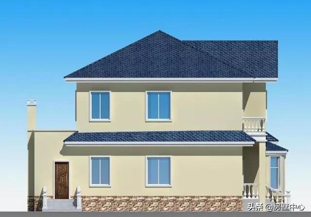 二層別墅設(shè)計(jì)圖，柴火房和車庫都有的歐式別墅，這才是農(nóng)村該有的樣子